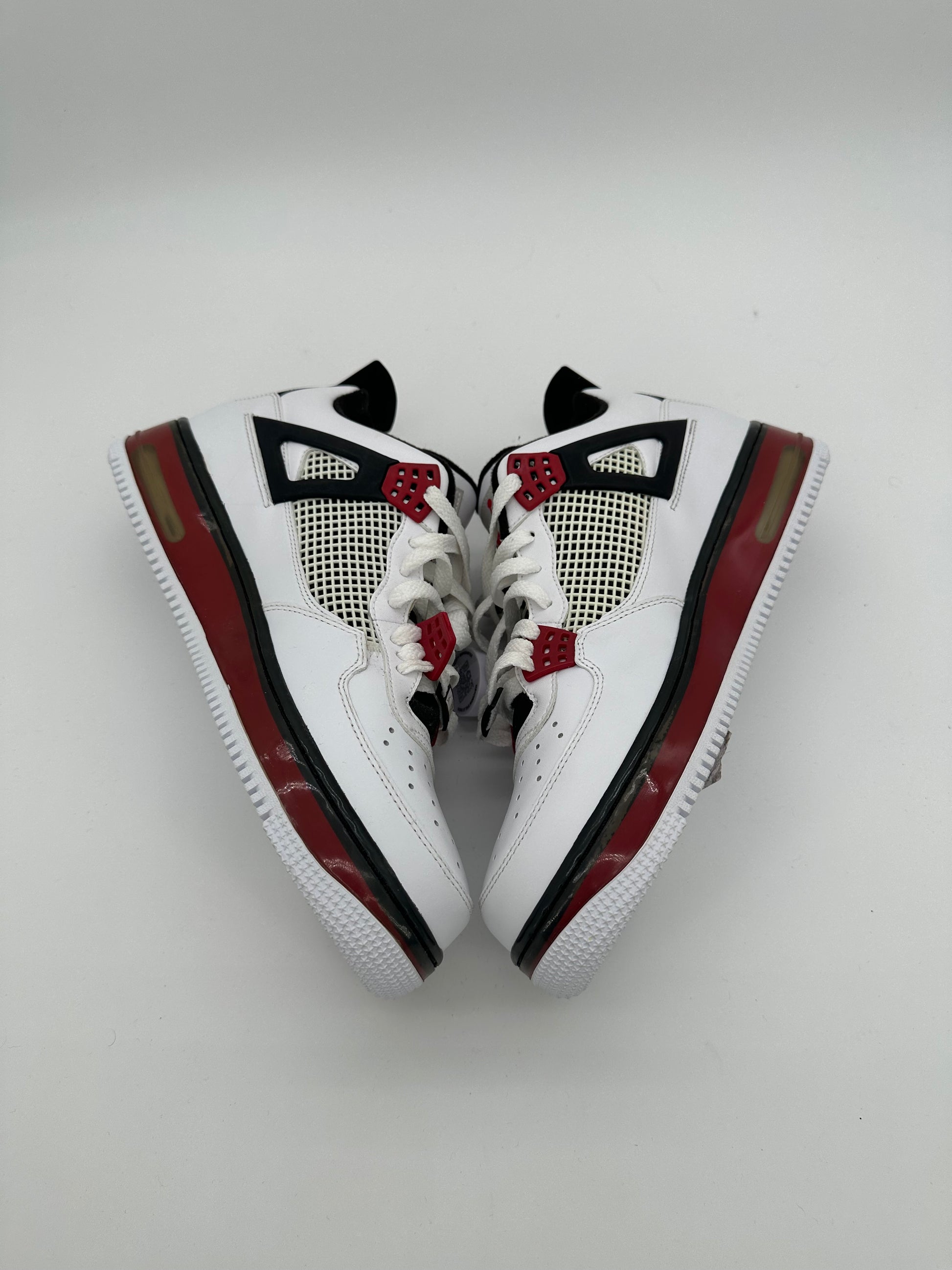 Jordan Fusion 4 Varsity White Red