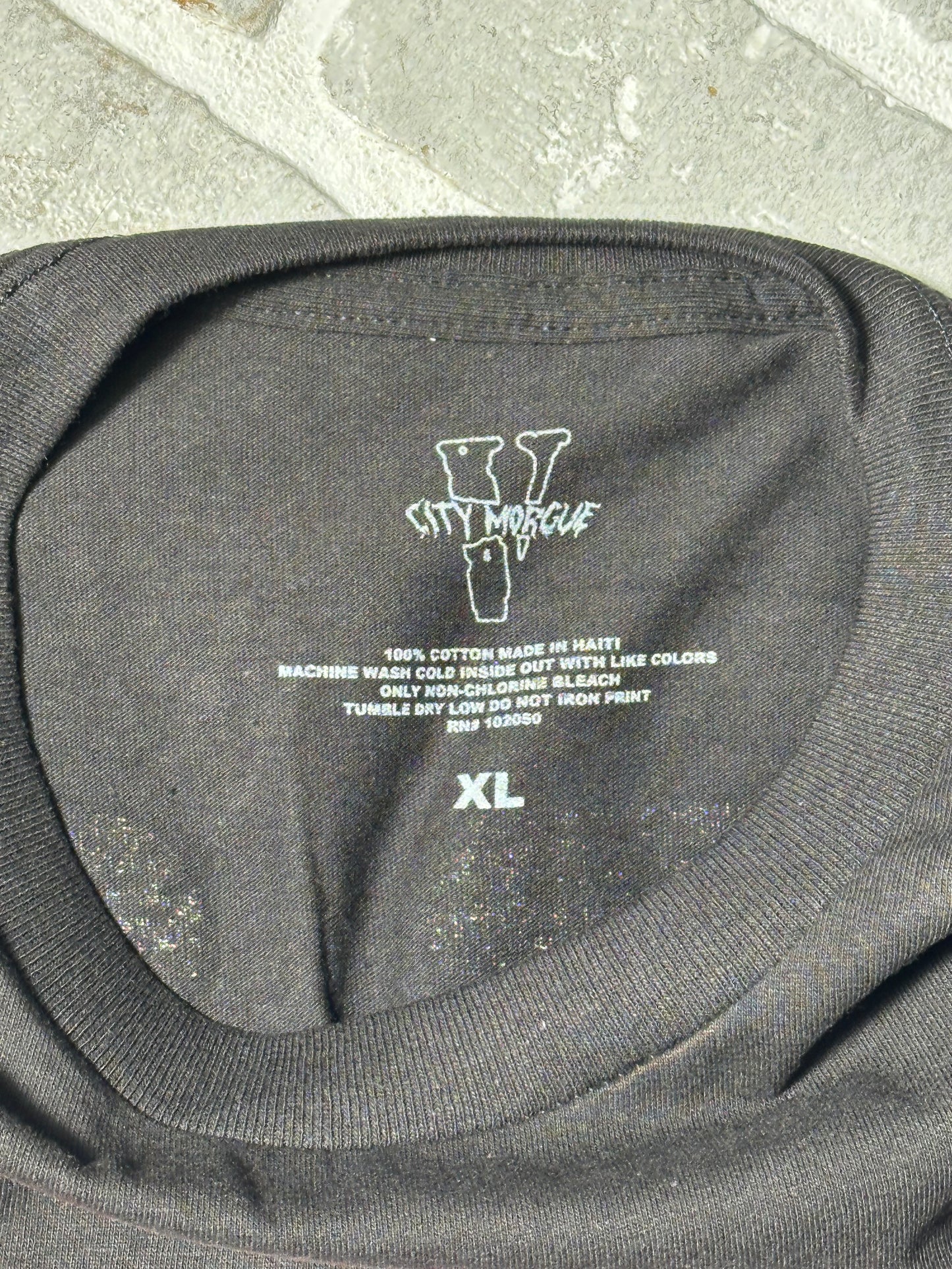 Vlone City Morgue T Shirt Black