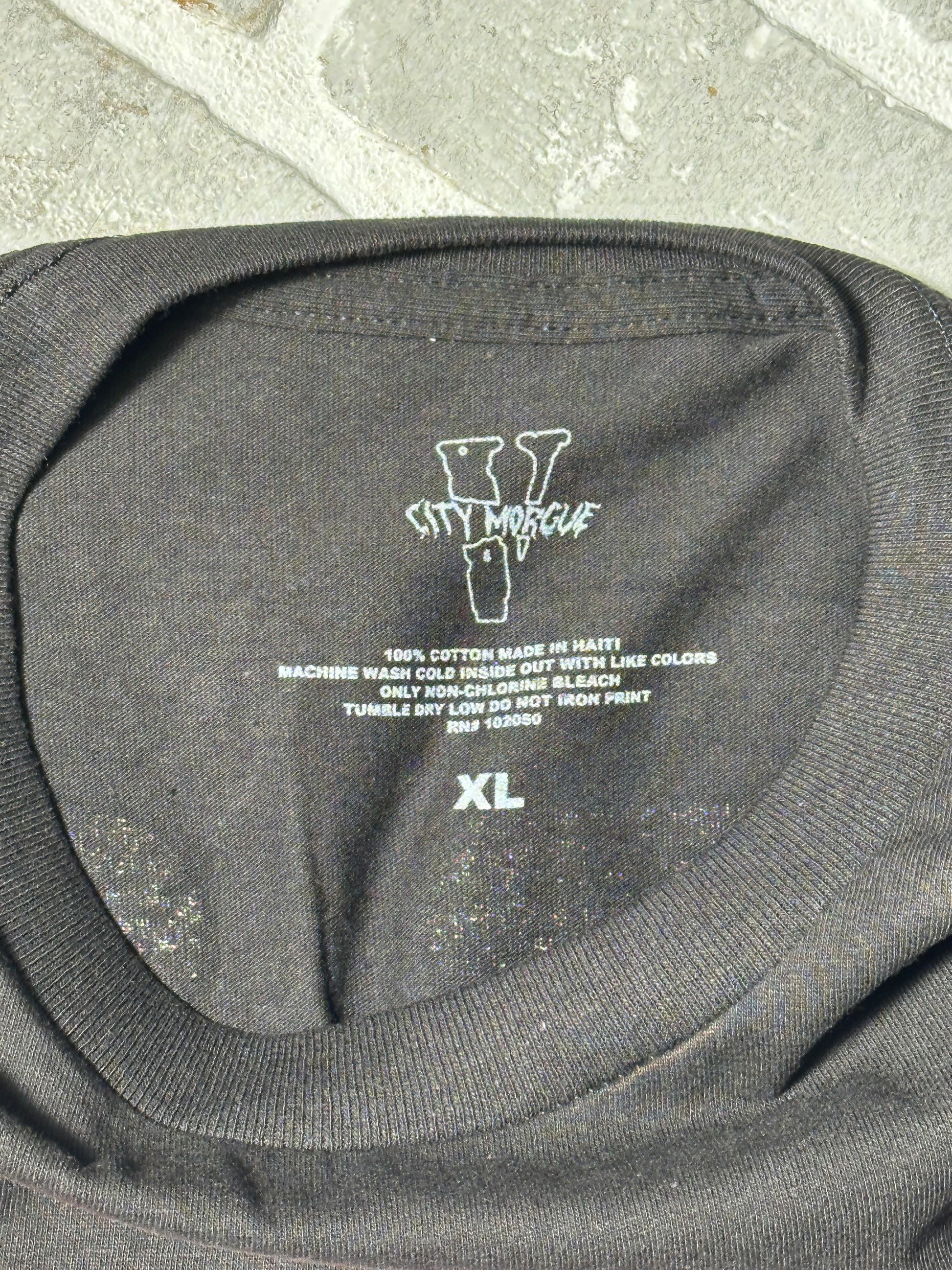 Vlone City Morgue T Shirt Black
