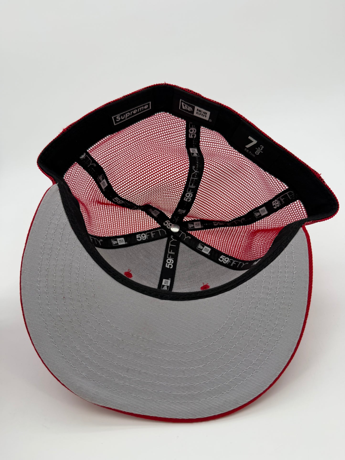 Supreme Box Logo Mesh Back New Era Red