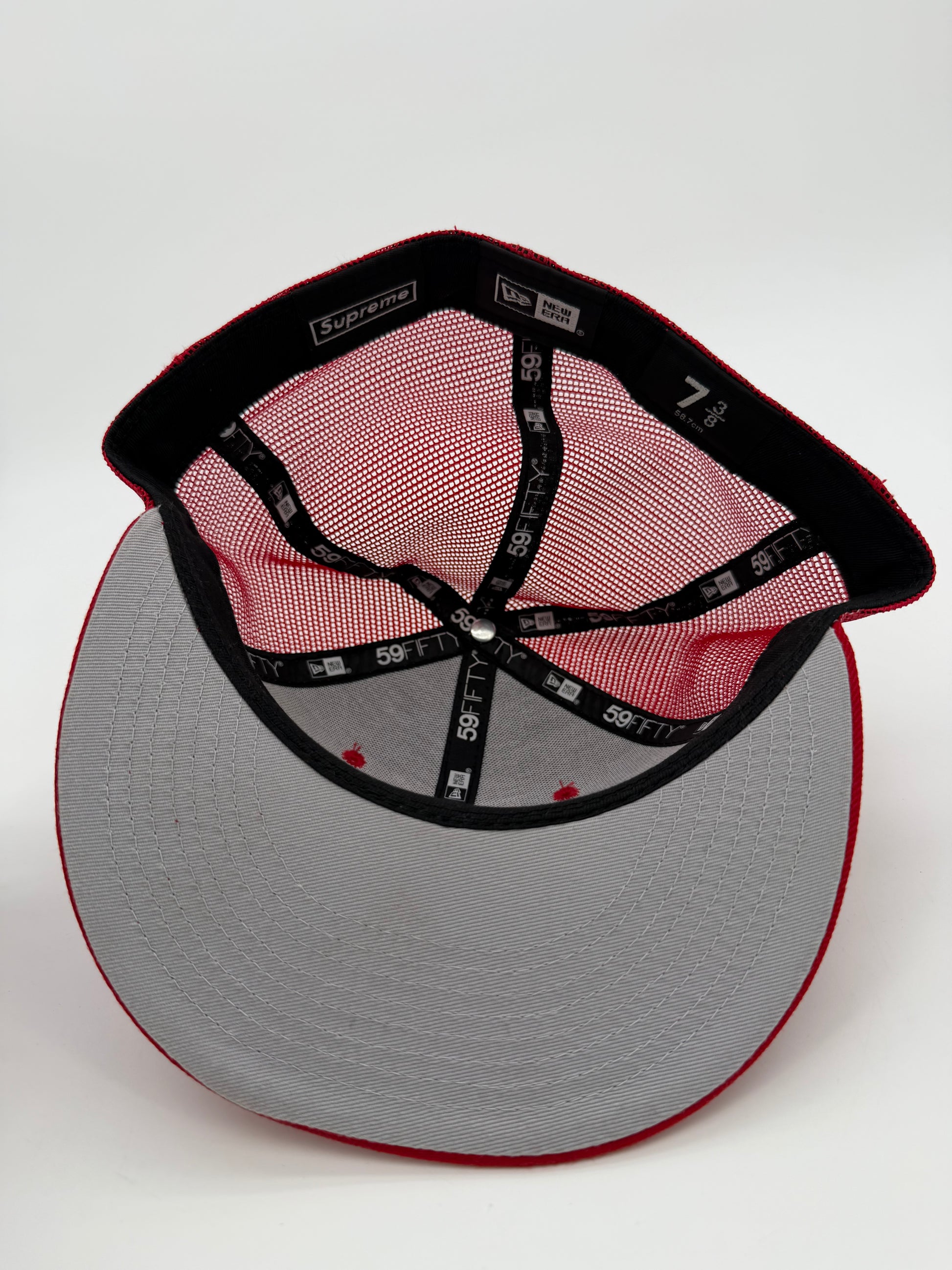 Supreme Box Logo Mesh Back New Era Red