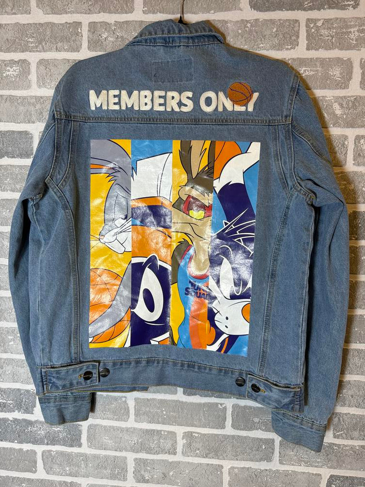 Members Only Loony Tune Jacket Denim