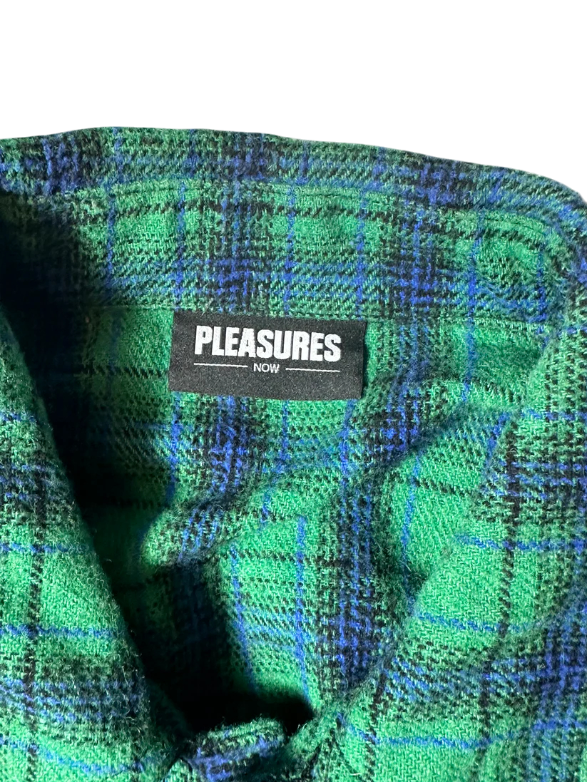 Pleasures Green Flannel