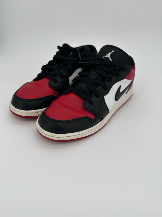 Jordan 1 Low Bred Toe (GS)
