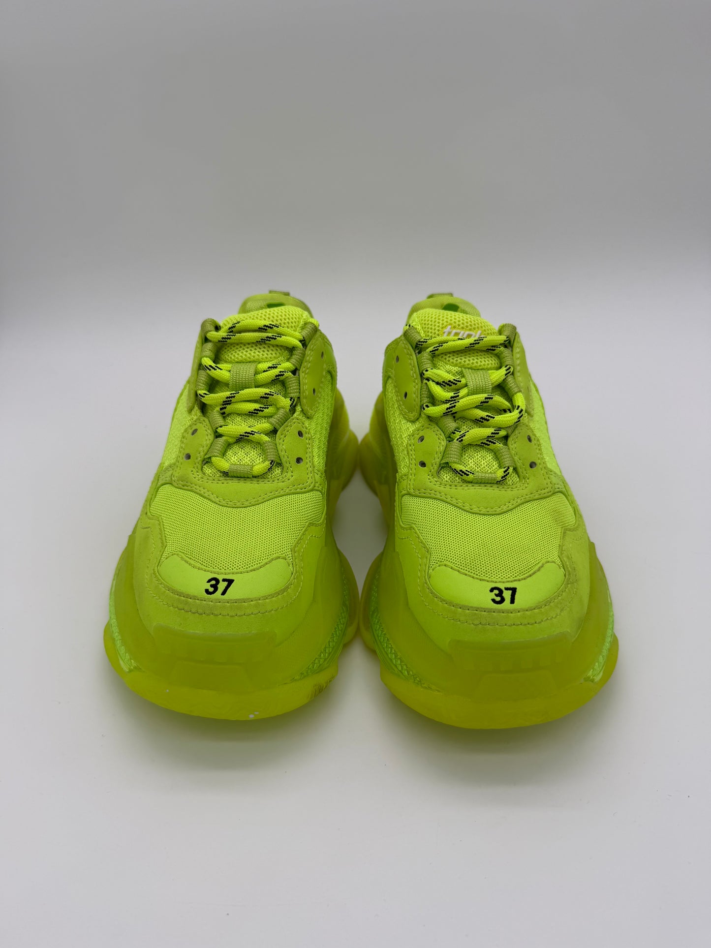 Balenciaga Triple S Clear Sole Fluo Yellow