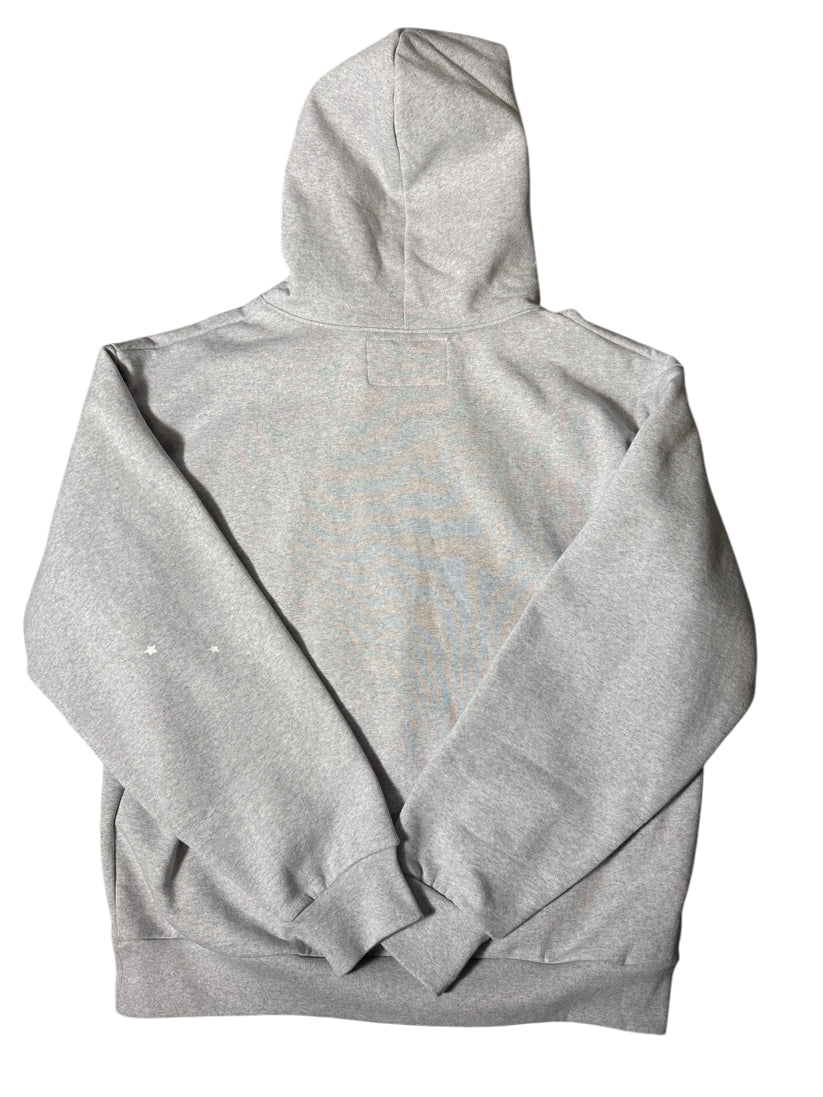 Sp5der I Heart SP5 Souvenir Hoodie Grey