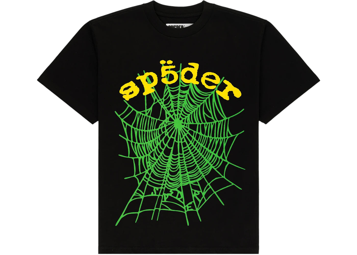 Sp5der OG Web V2 Tee Black/Multicolor