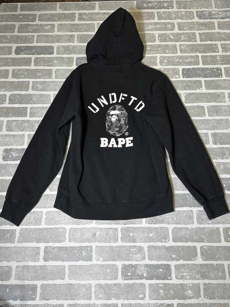 BAPE x Undefeated Pullover Hoodie Black