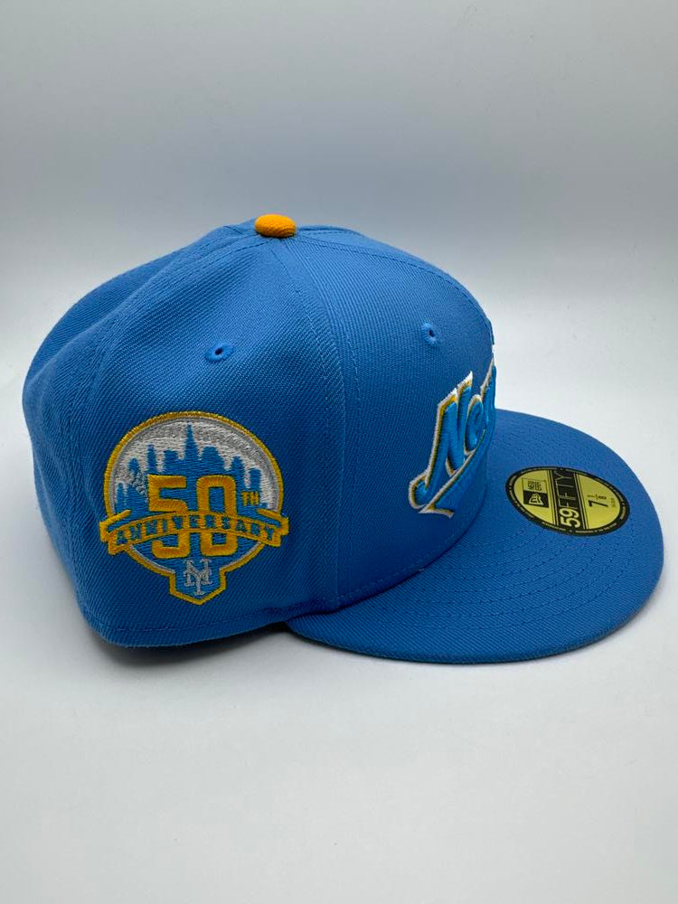 Mets new era light blue city flag fitted cap