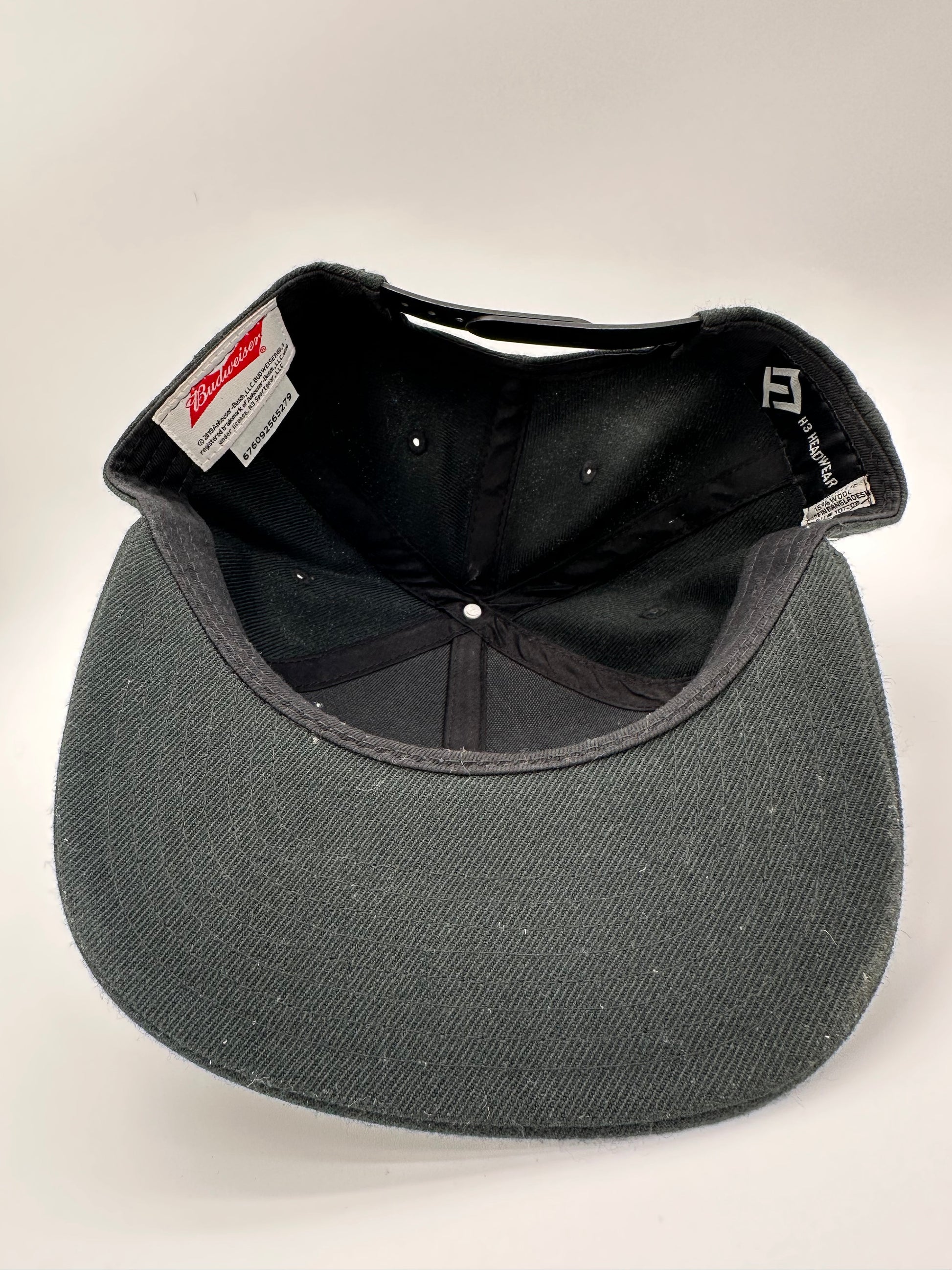 Budweiser Black/White Snapback