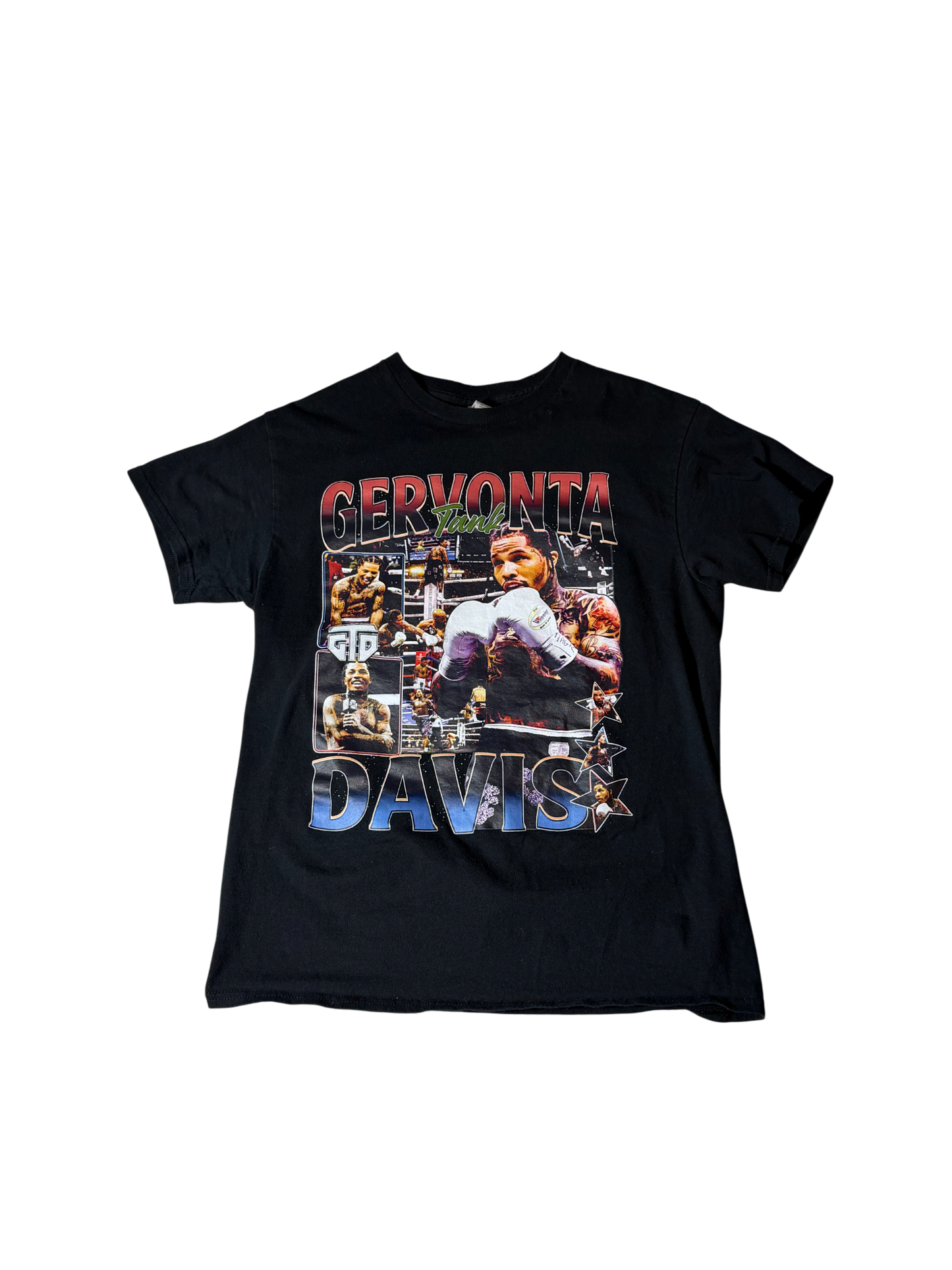 Tank Davis Boxing T Shirt Black