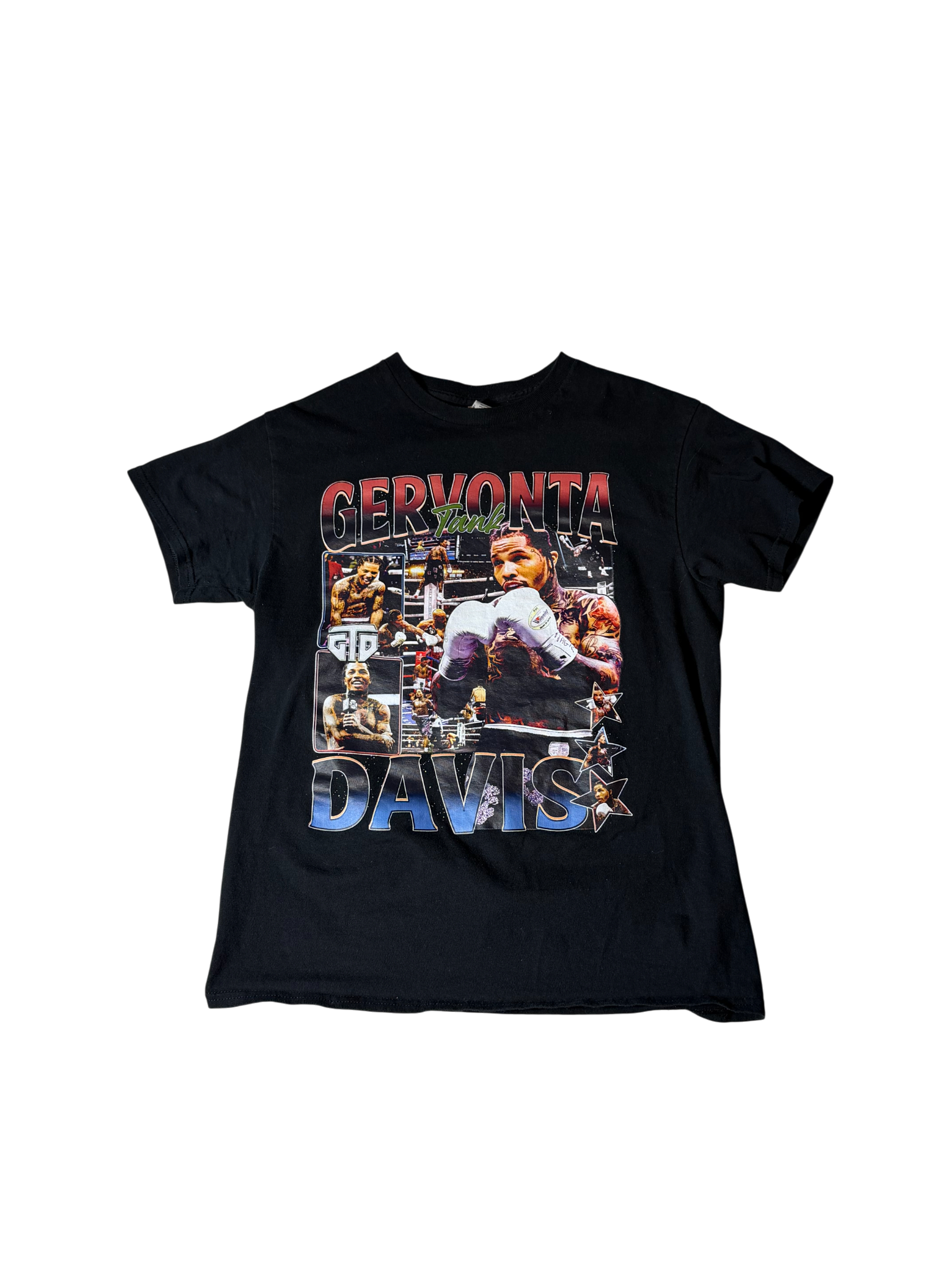 Tank Davis Boxing T Shirt Black