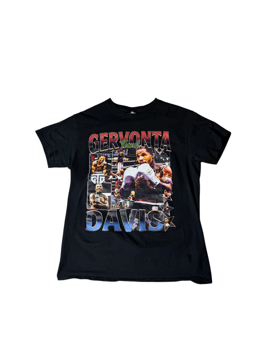 Tank Davis Boxing T Shirt Black