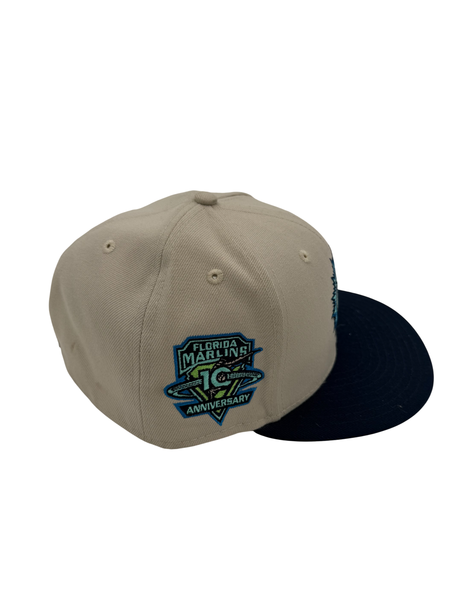 New Era Florida Marlins Fitted Cream/Blue