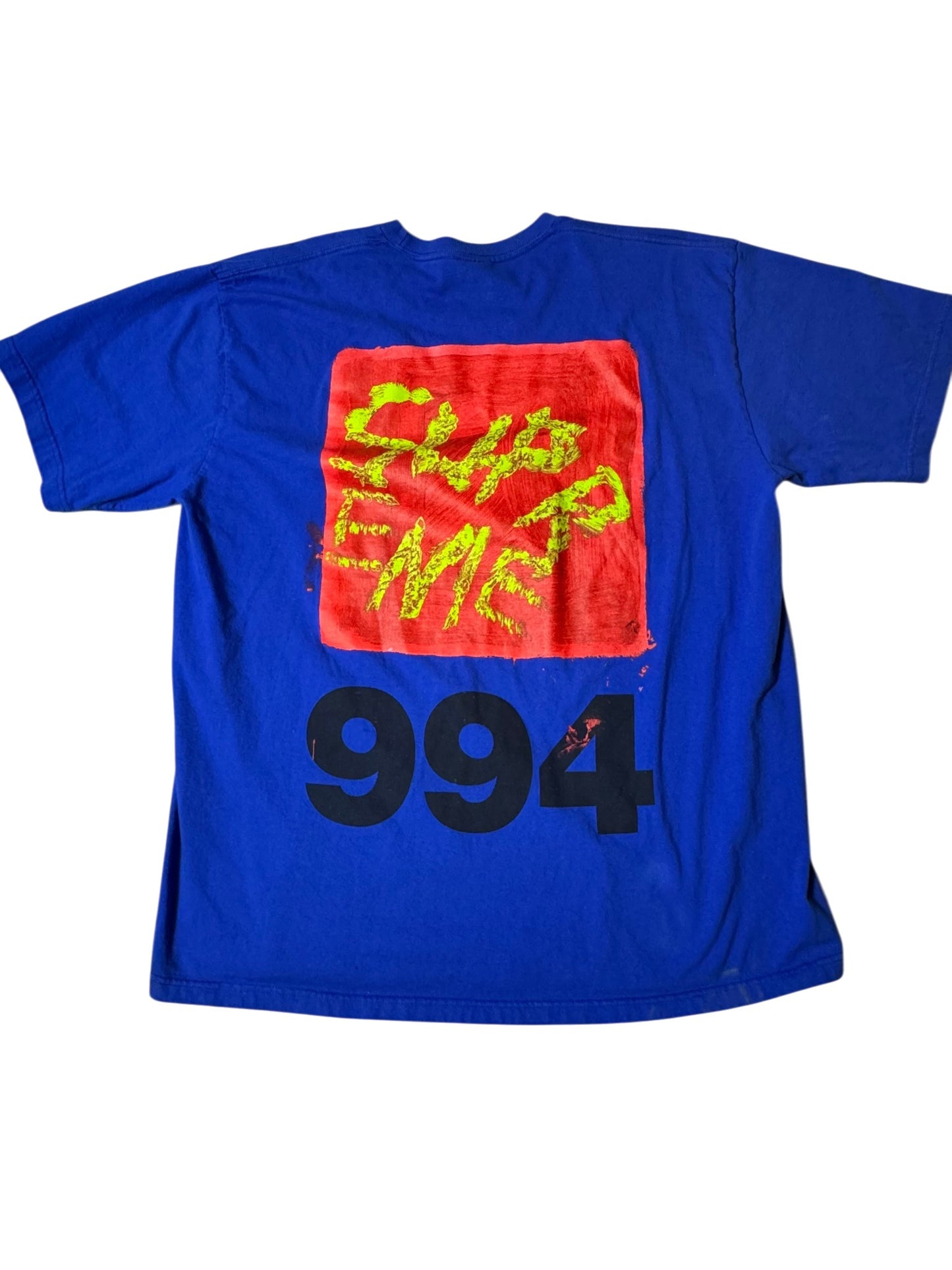 Supreme Paint Tee Royal Blue