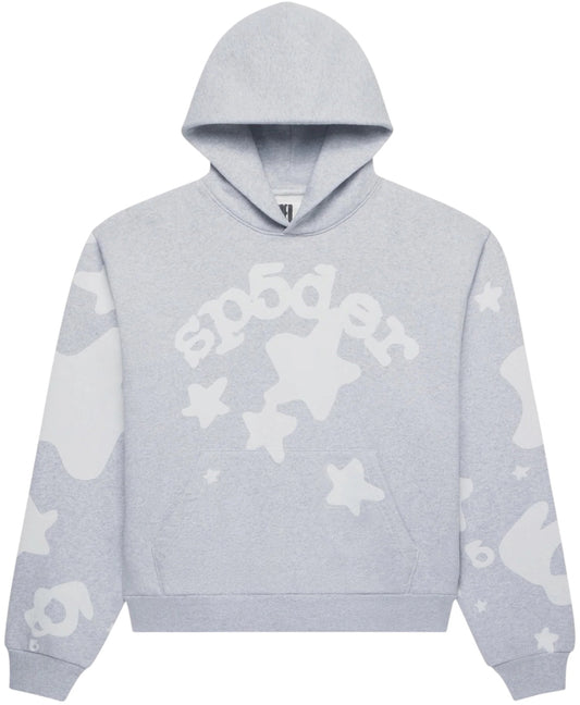 Sp5der Beluga V2 Hoodie Heather Grey