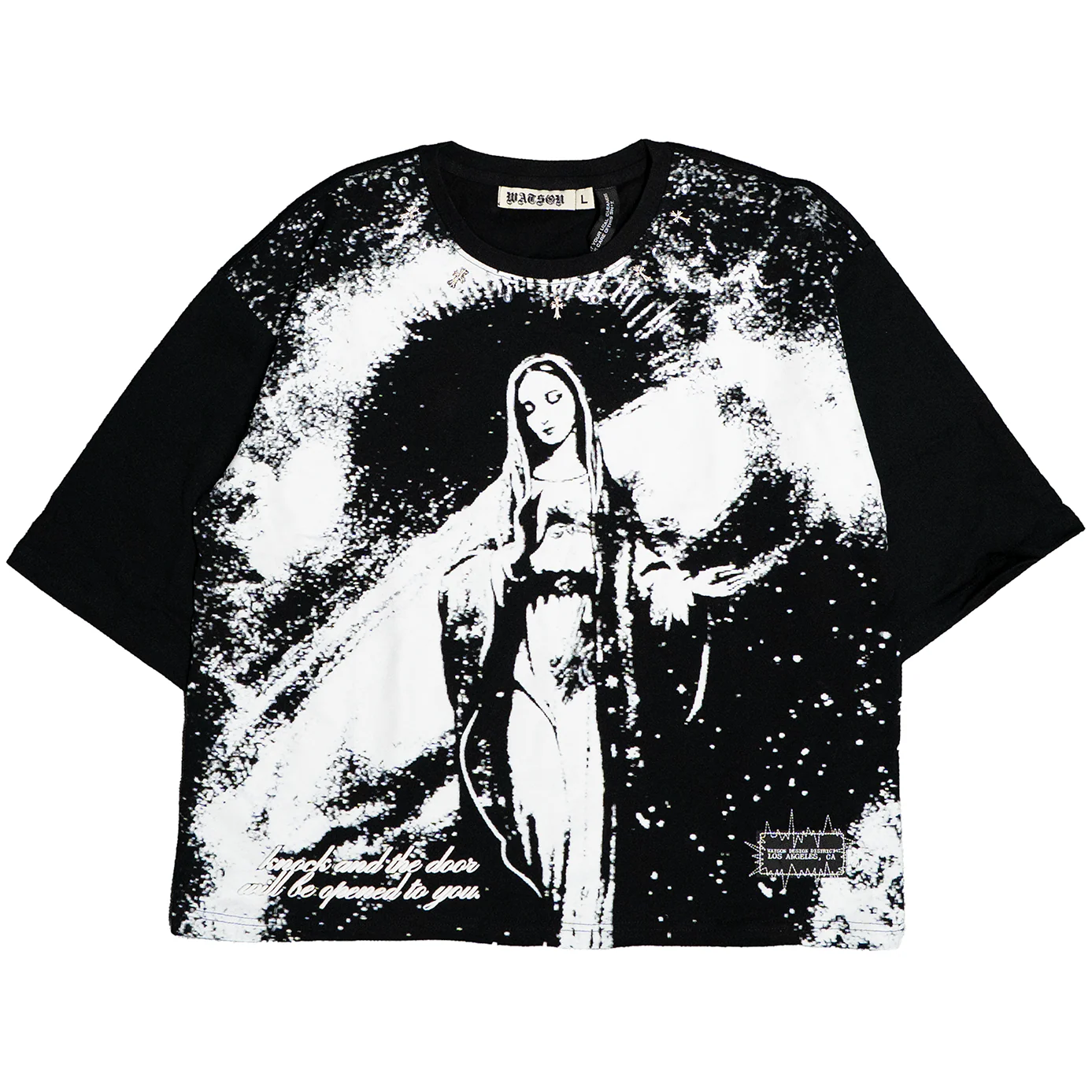 Door Will Be Opened T-shirt Black/White
