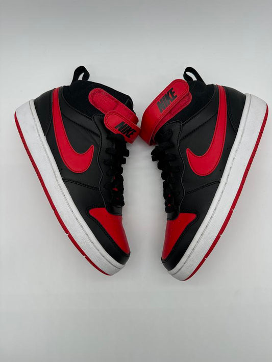 Nike Court Borough Mid 2 Black University Red (GS)