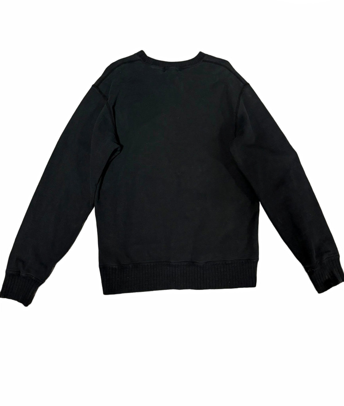 BAPE College Waffle Crewneck Sweater Navy