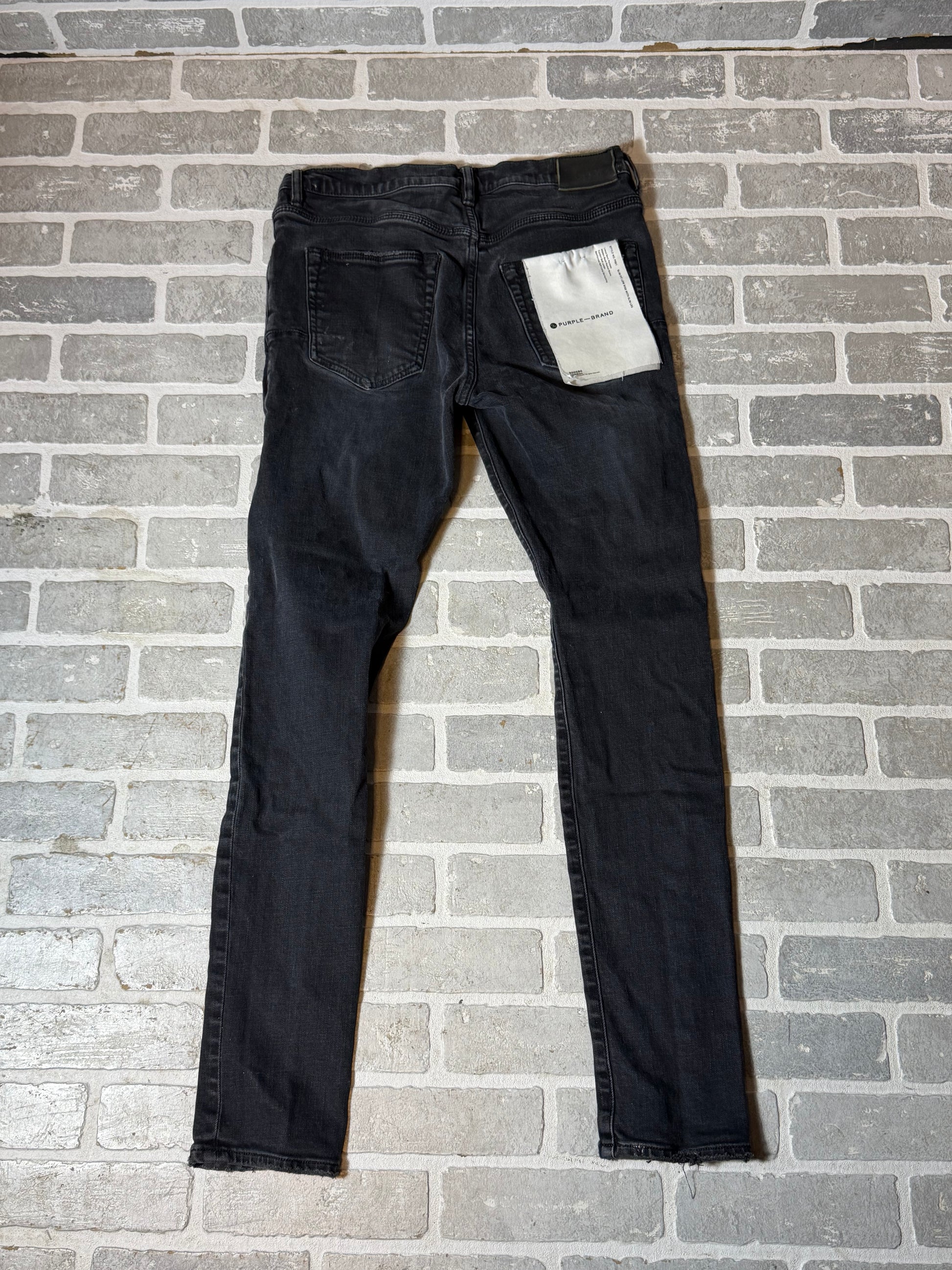 Purple Brand Black Wash Jeans Black