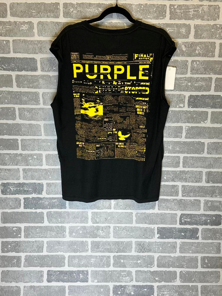 Purple Tanktop Black Yellow