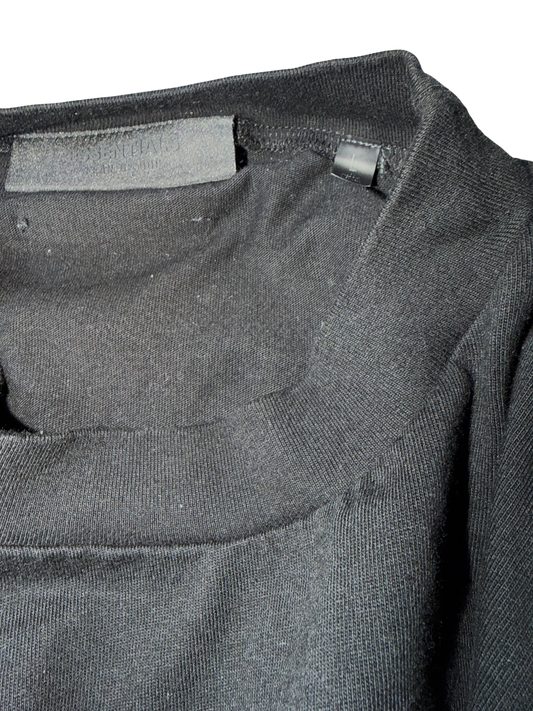 Essentials Fear Of God Long Sleeve Shirt Black On Cream
