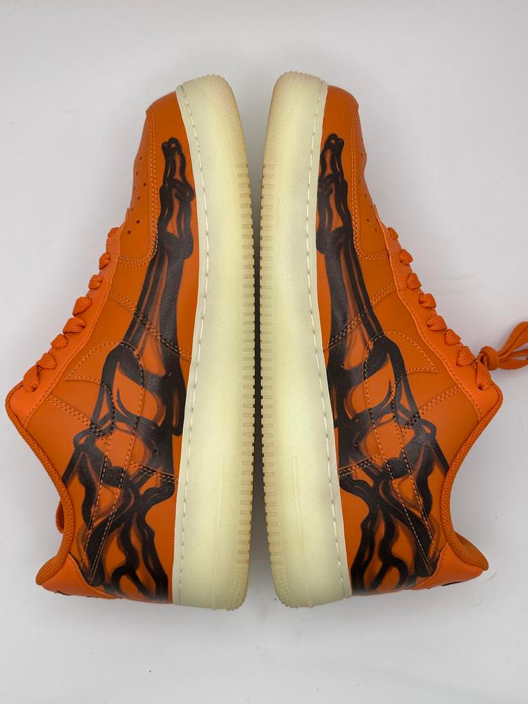 Nike Air Force 1 Low Orange Skeleton Halloween (2020)