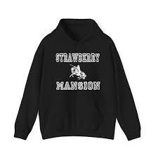 Unwanted Strawberry Mansion Hoodie Black