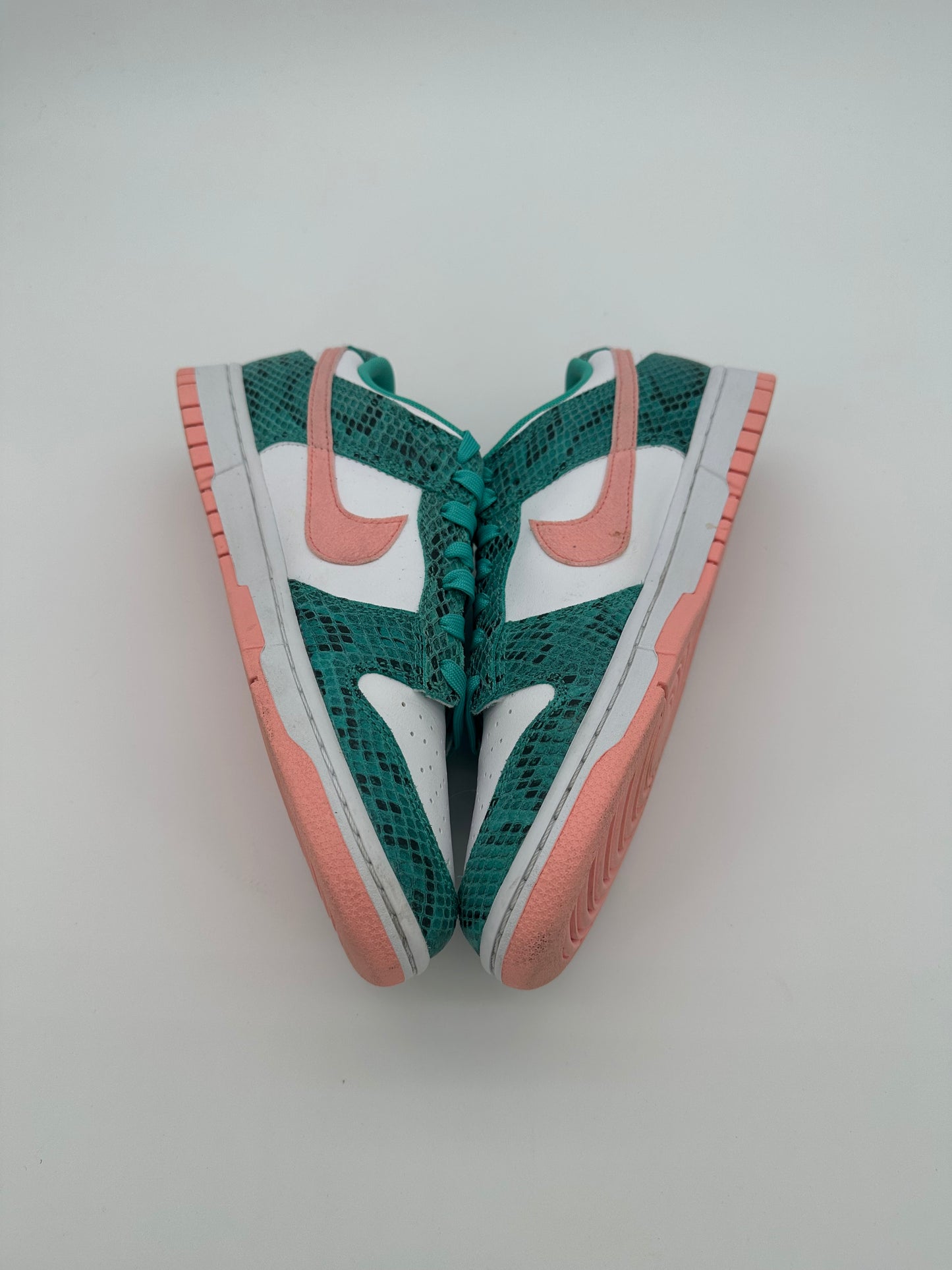 Nike Dunk Low Snakeskin Washed Teal Bleached Coral