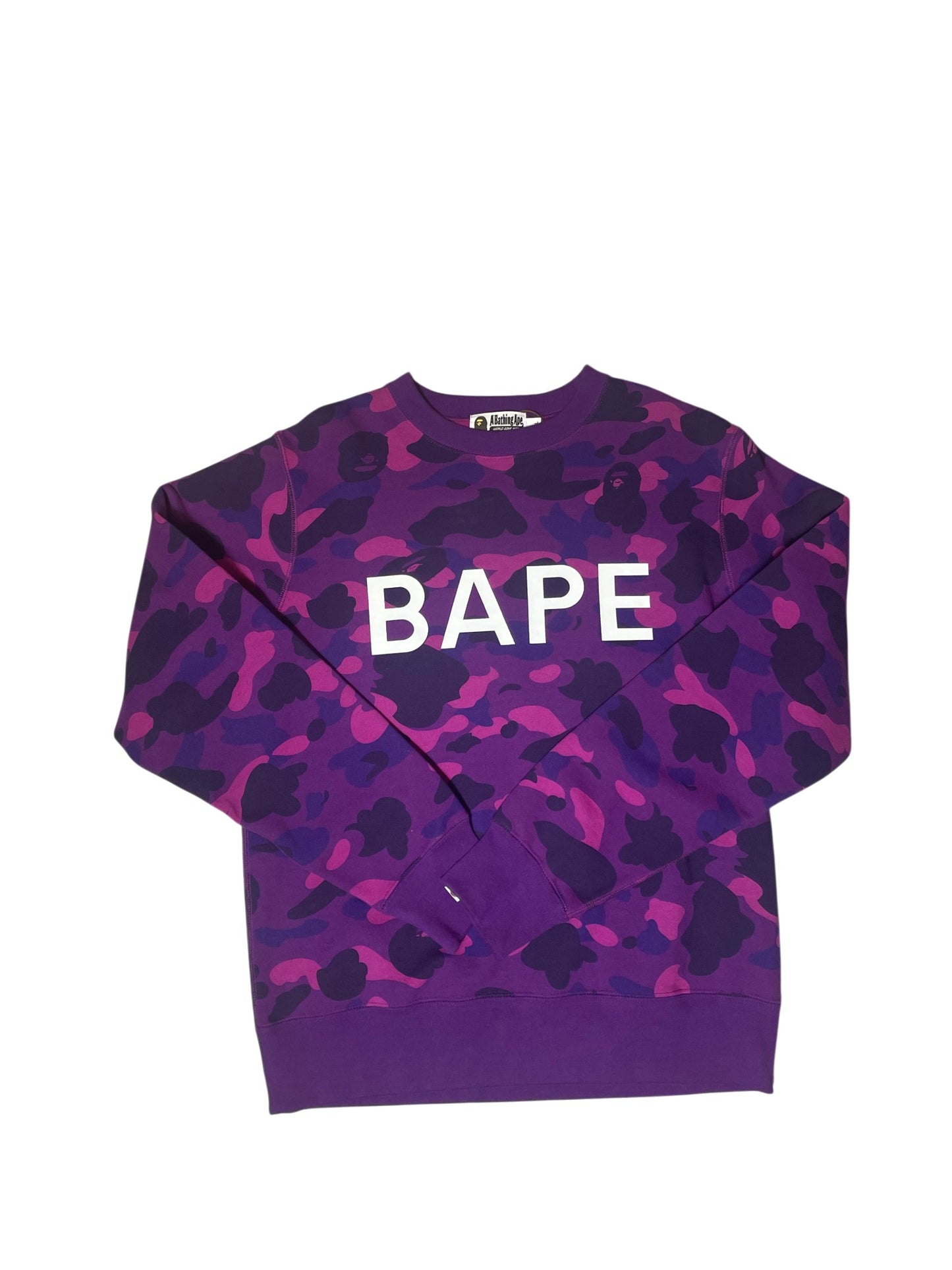 BAPE Color Camo BAPE Crewneck (Online Exclusive) Crewneck (FW21) Purple