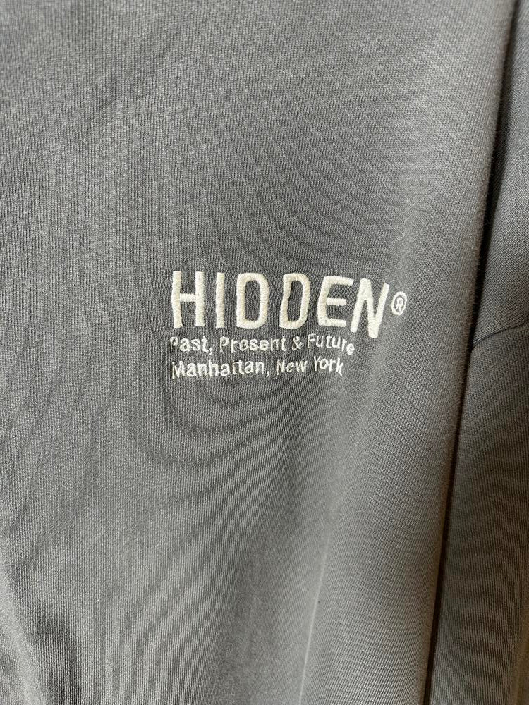 Hidden Long Sleeve Sweater Gray