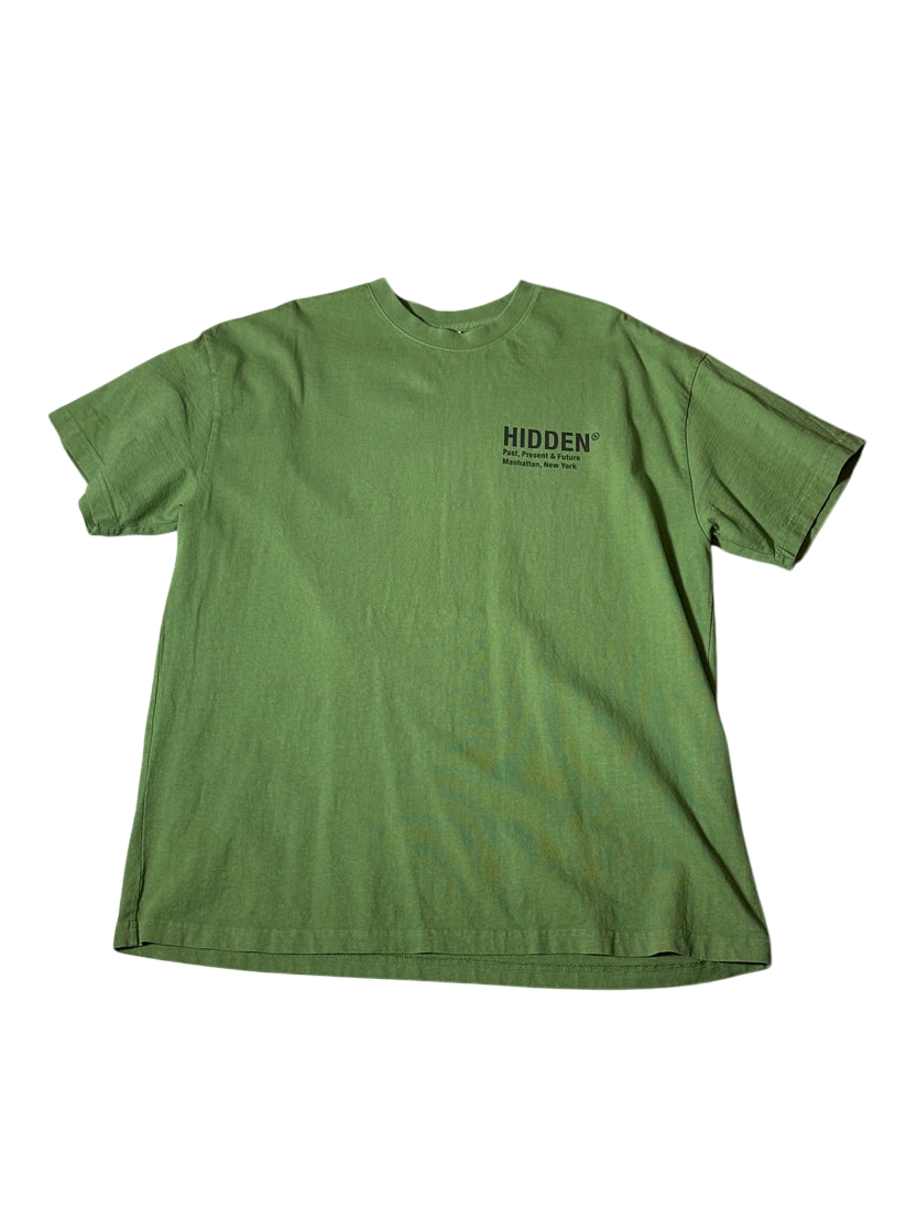 Hidden T Shirt Green/Black