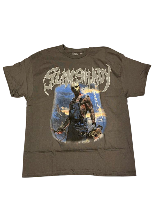 Shady Records Complex T Shirt Gray Slim Shady