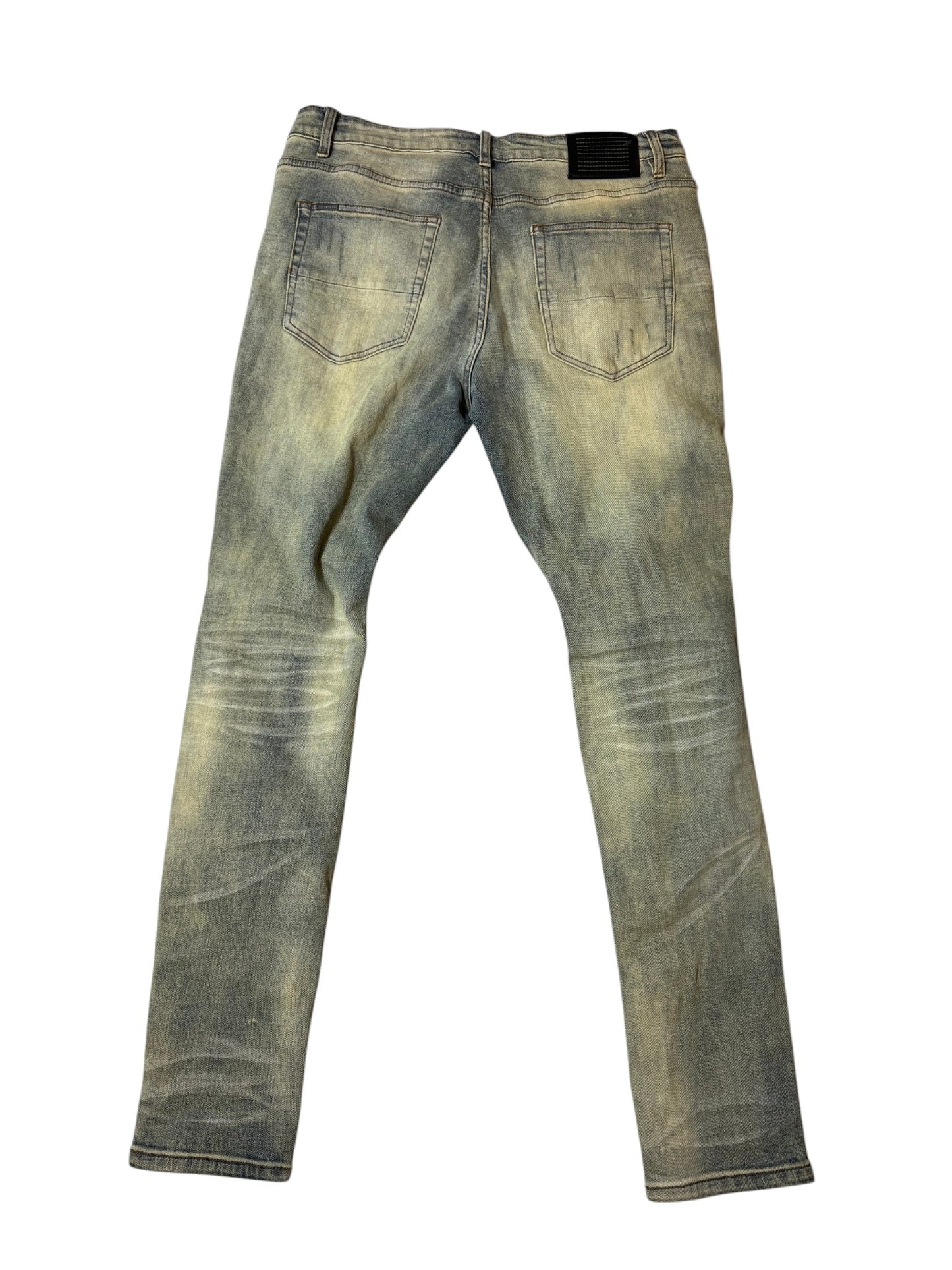Ripped Serenade Light blue denim Green liner