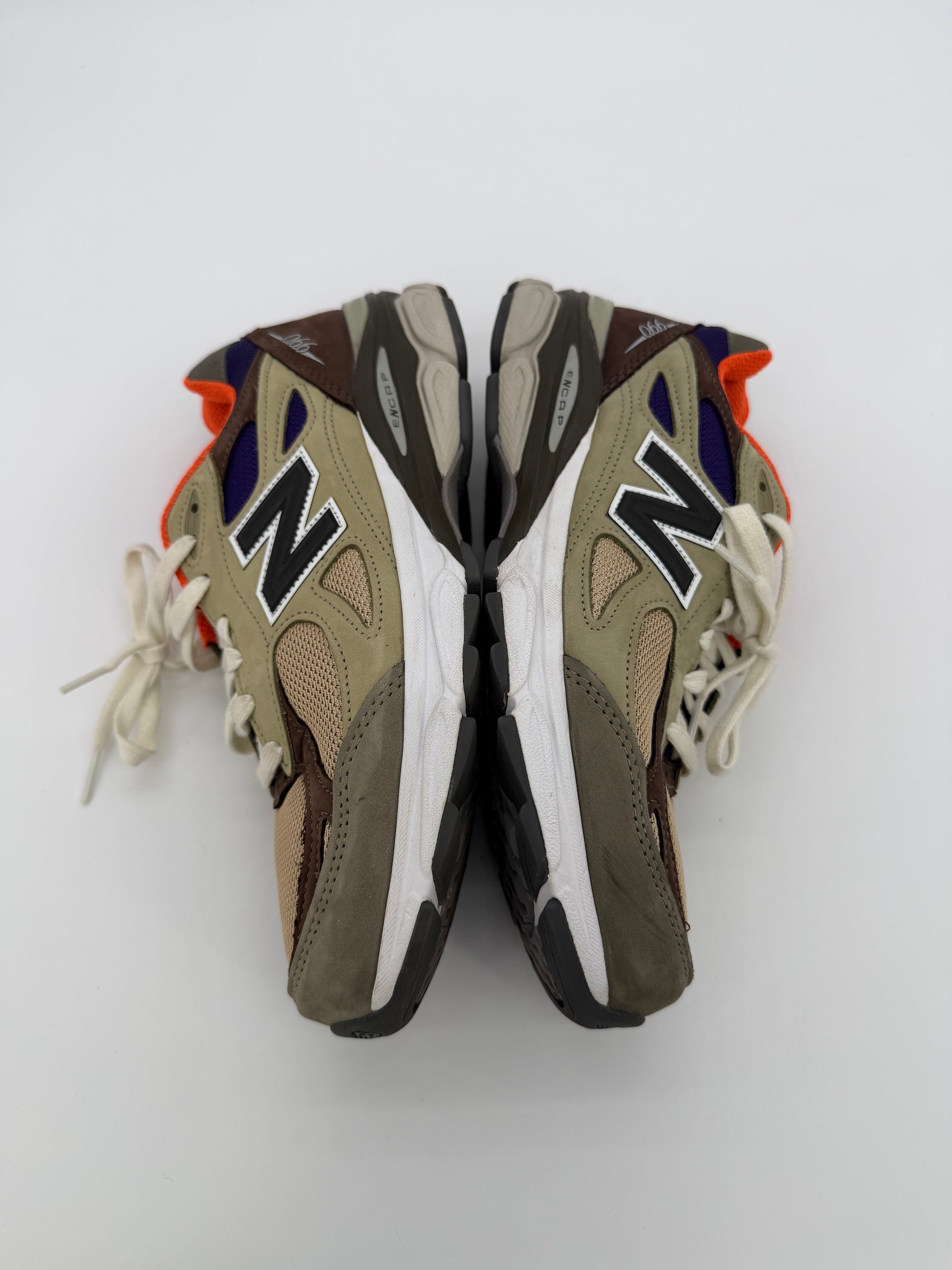 New Balance 990v3 MiUSA Teddy Santis Khaki Orange