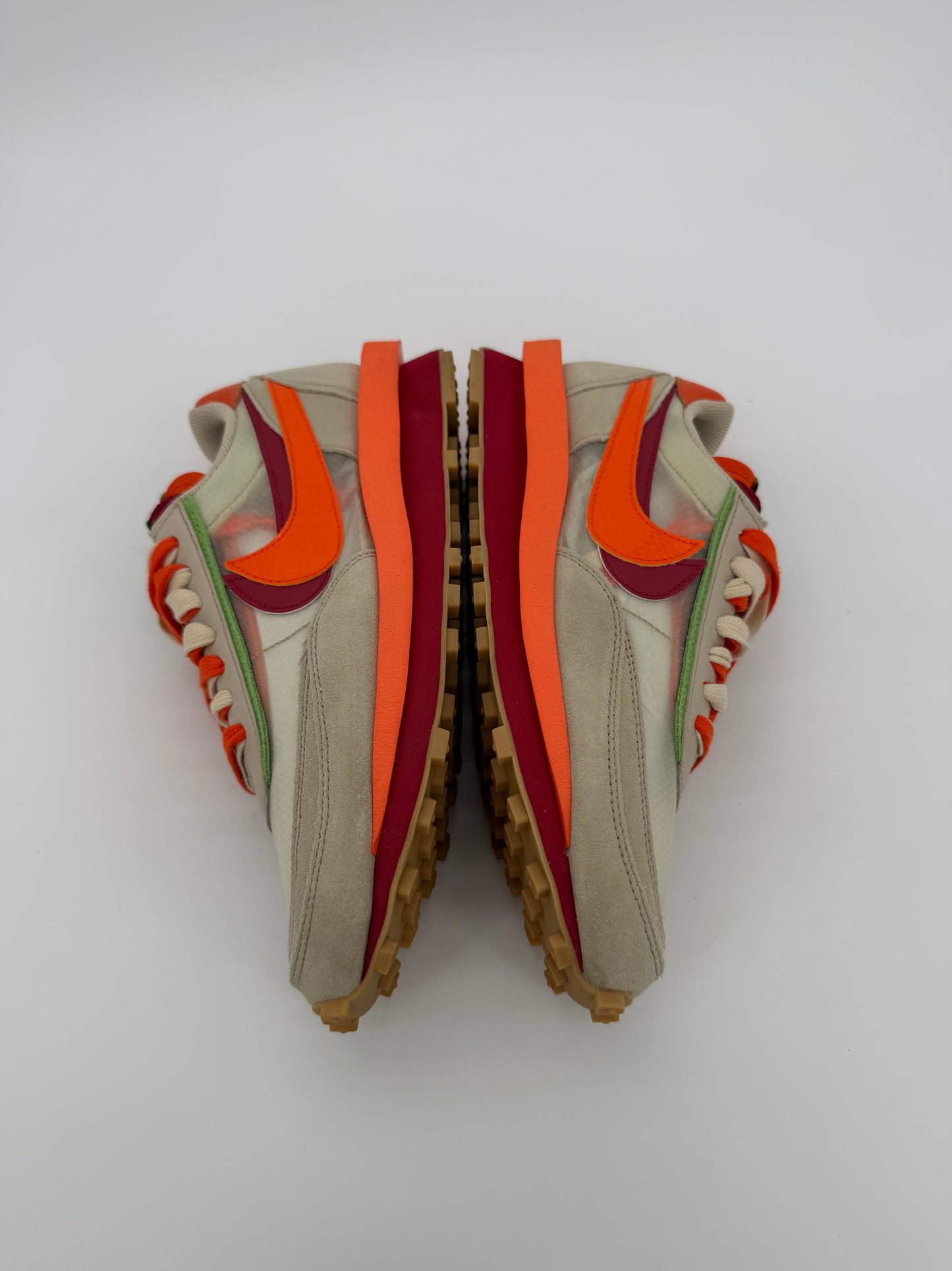 Nike LD Waffle sacai CLOT Kiss of Death Net Orange Blaze