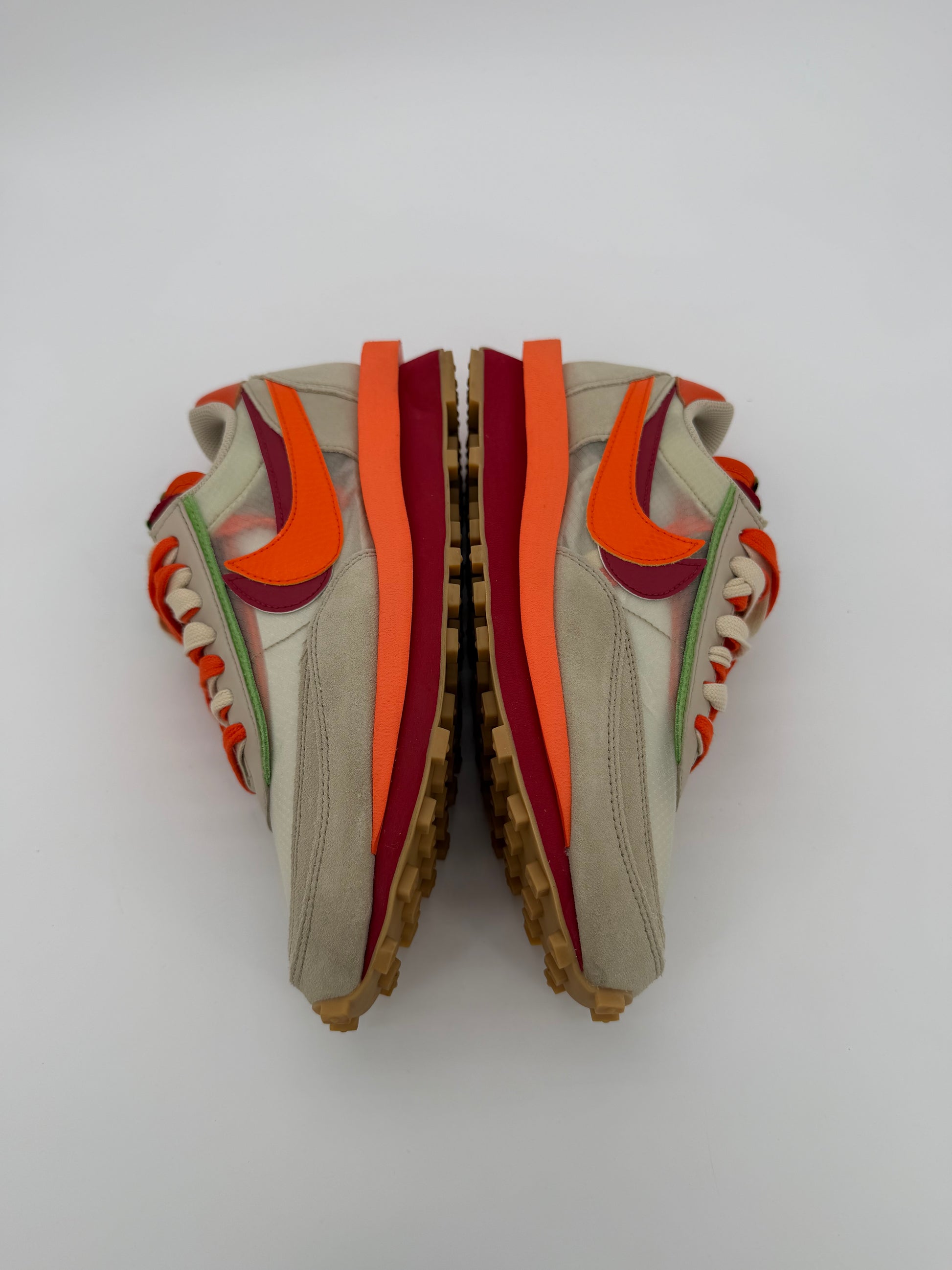Nike LD Waffle sacai CLOT Kiss of Death Net Orange Blaze