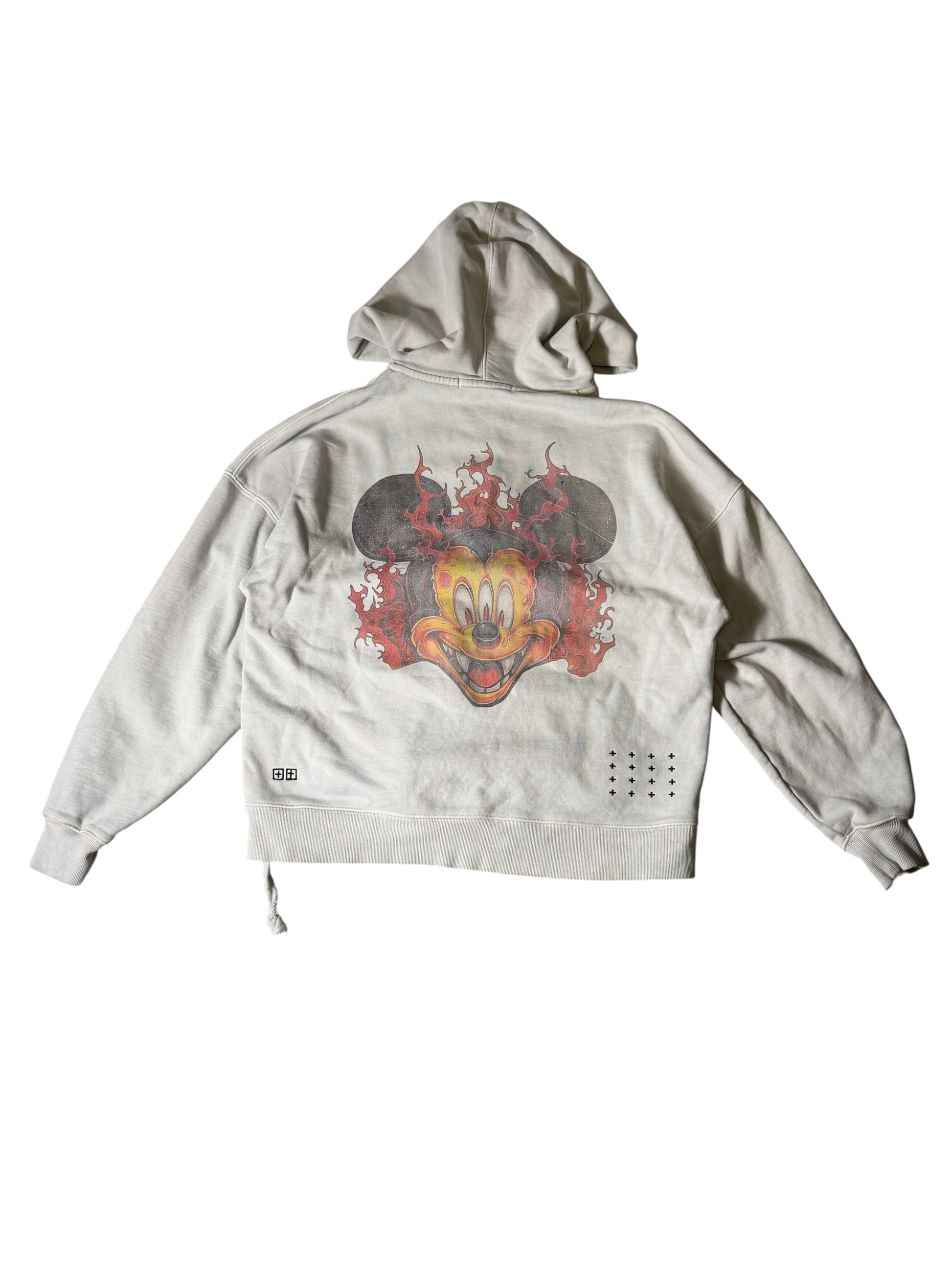 Ksubi Zip Up Hoodie Beige