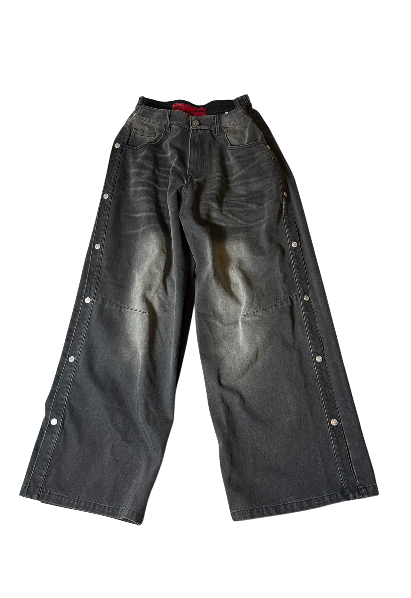 Rye Chasin Boxer Denim Jeans Black