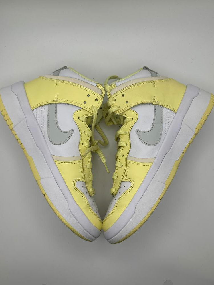 Nike Dunk High Up Light Lemon Yellow (Women's)