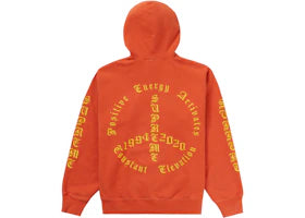 Supreme Peace Hooded Sweatshirt Burnt Orange