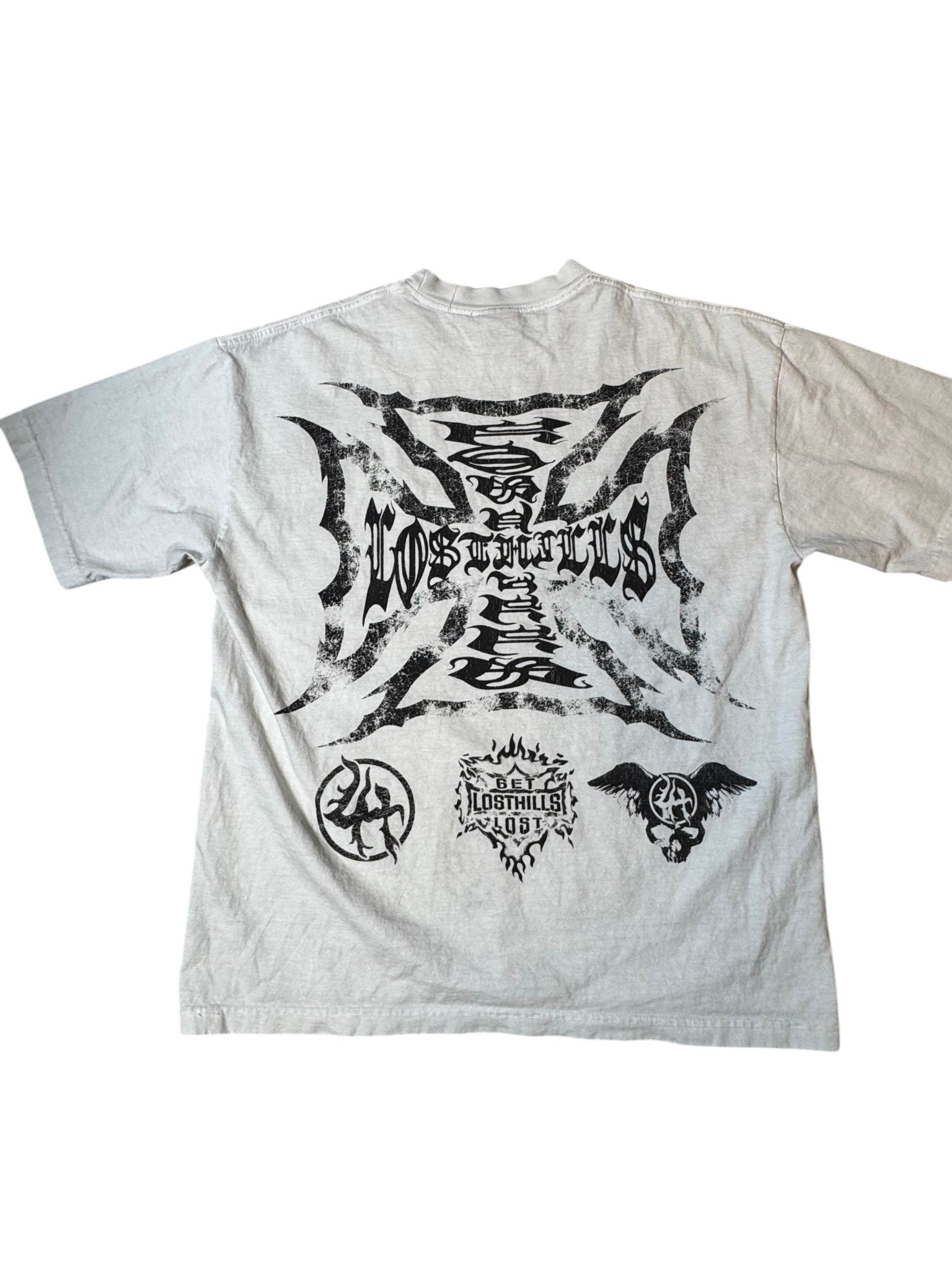 Lost Hills White Tee with wings