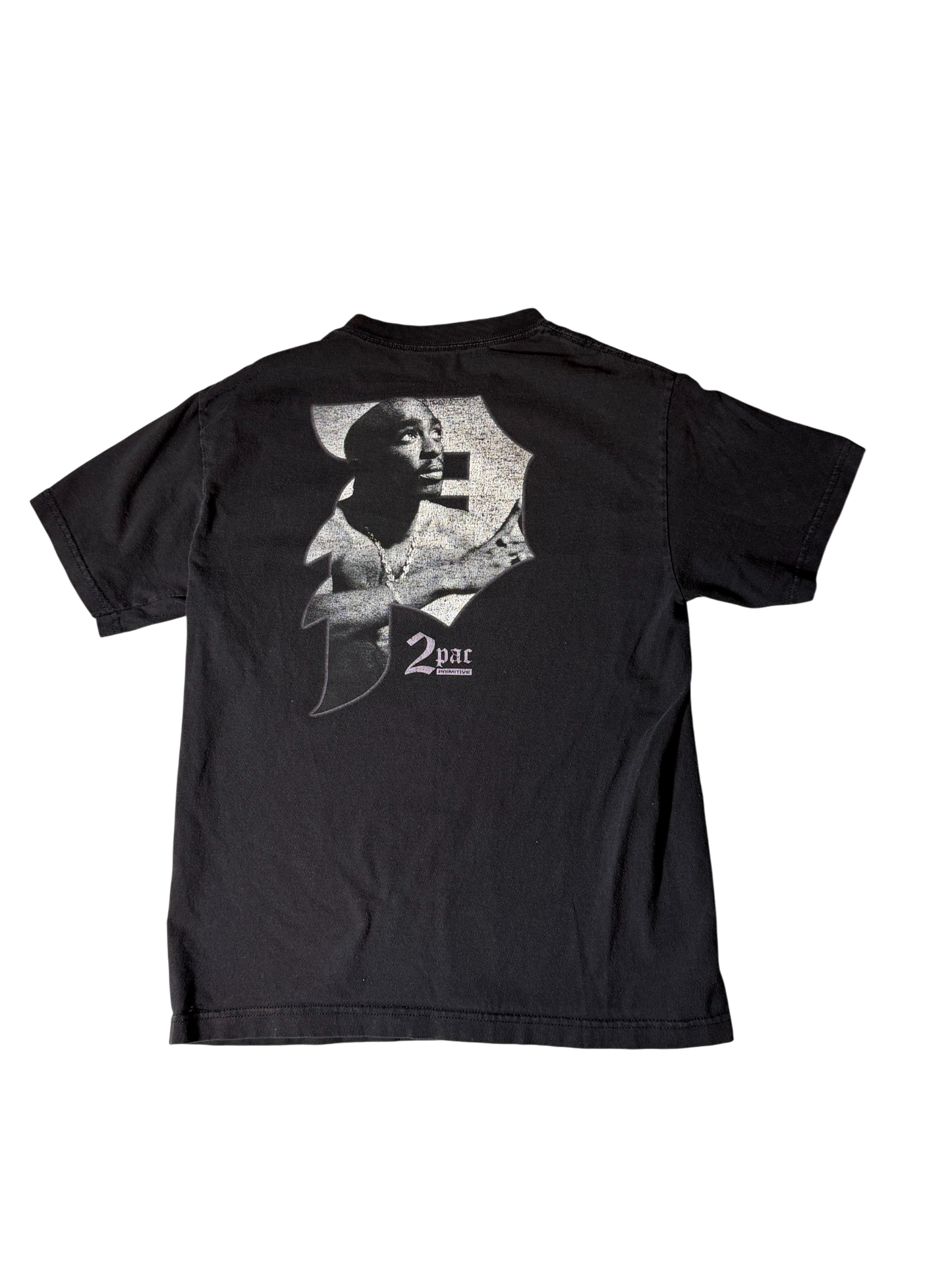 2Pac Primitive Black T Shirt
