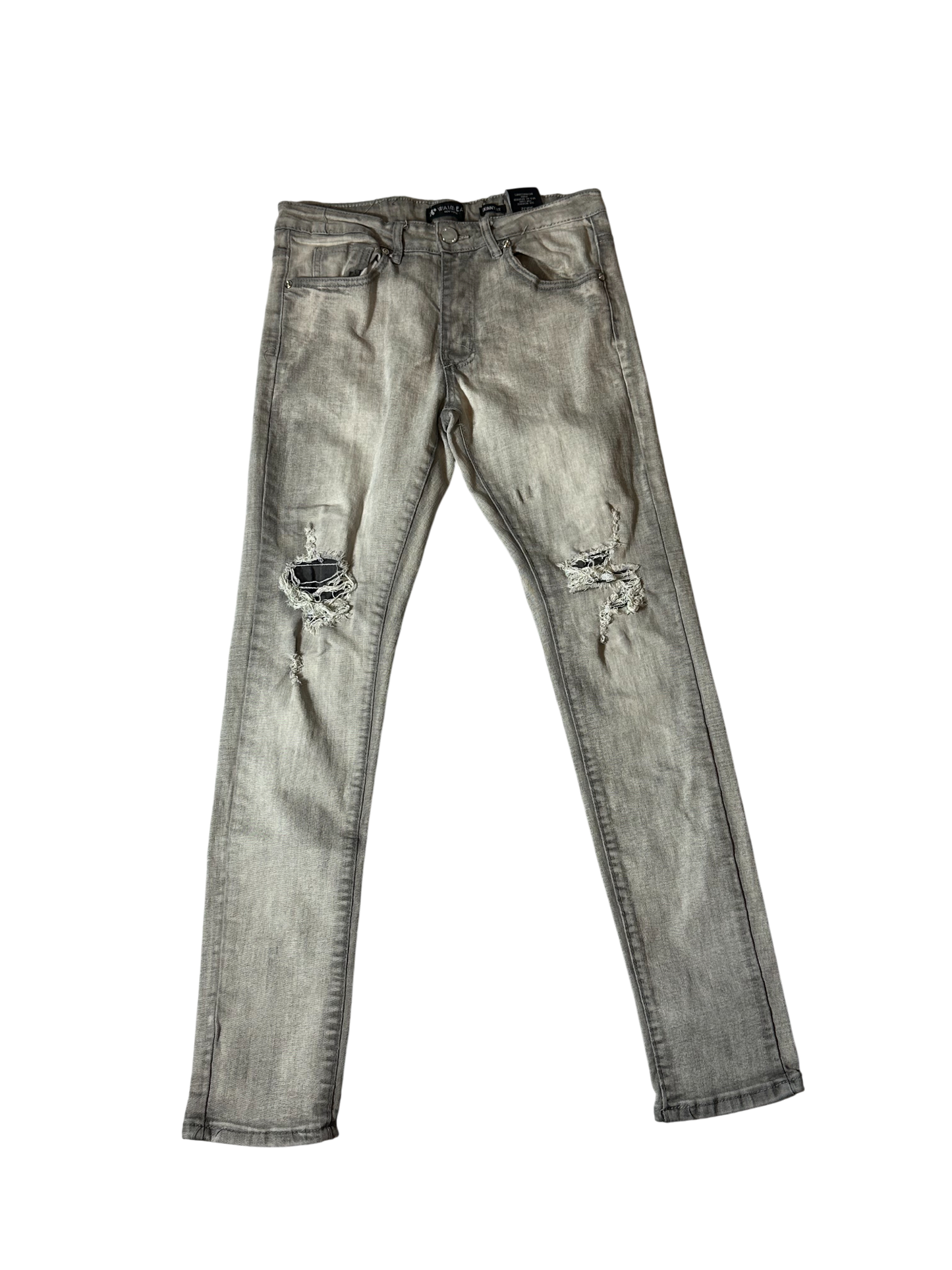Waimea grey ripped jeans[skinny]