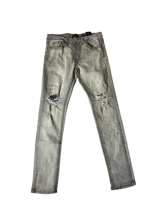Waimea grey ripped jeans[skinny]