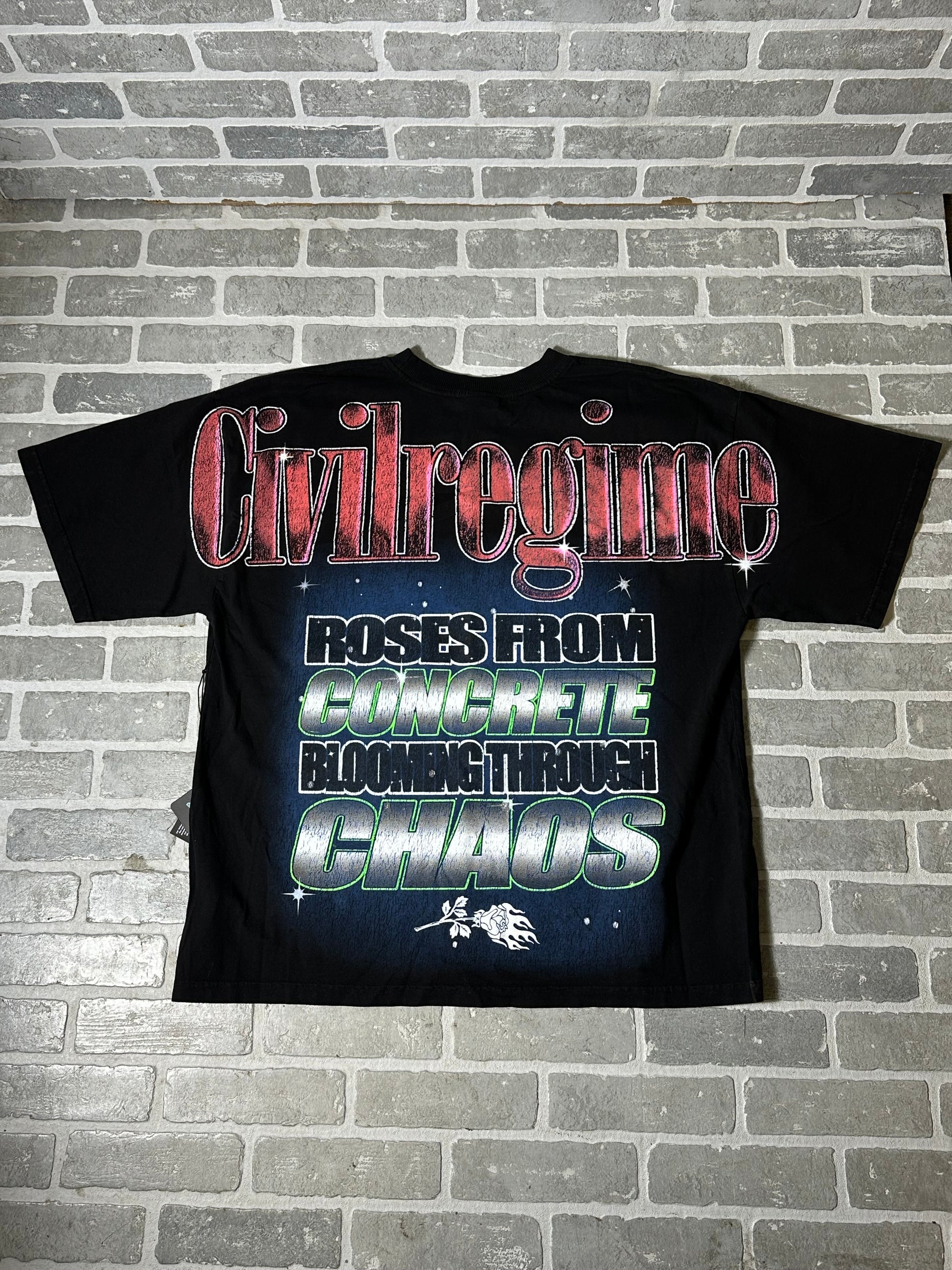 Civilregime x Rick And Mortys T Shirt Black