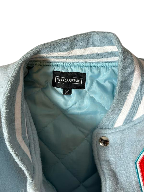 Gifts Of Fortune Varsity Jacket Blue