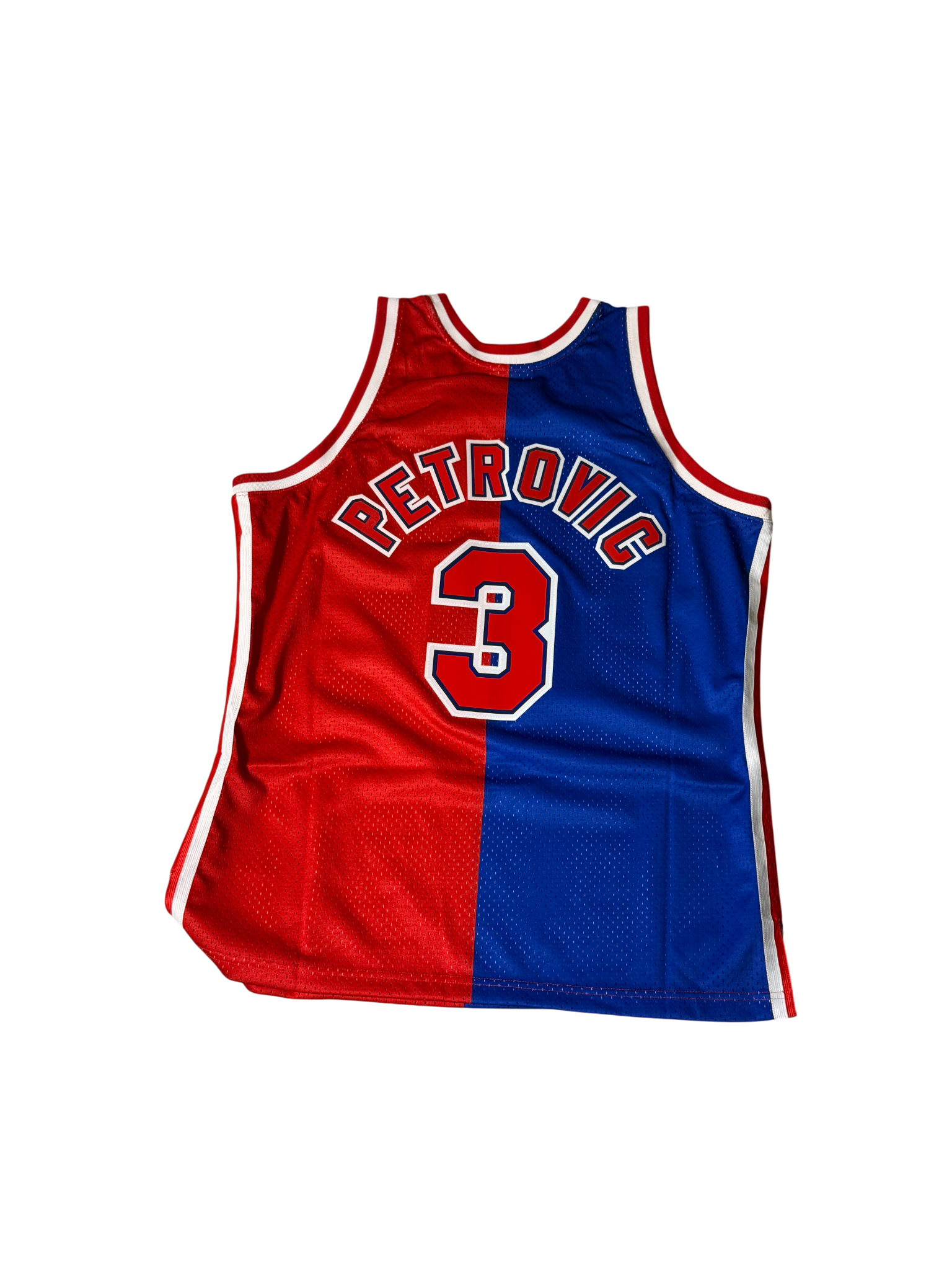 Nets Petrovic Jersey Red And Blue