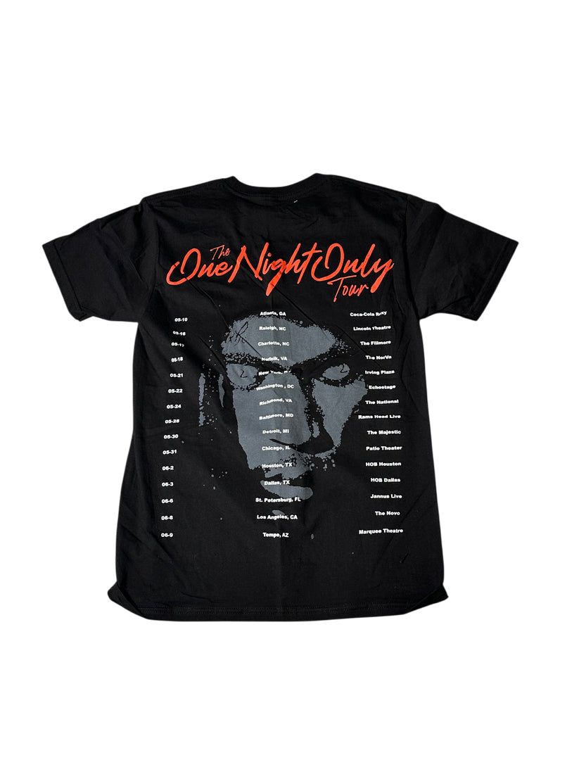 Hunxho One Night Only Tour T Shirt Black