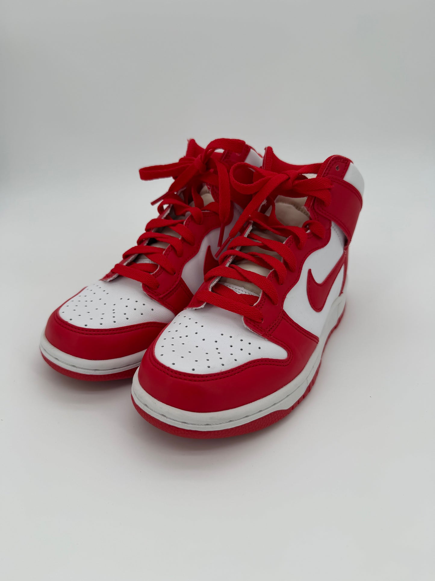 Nike Dunk High Championship White Red (White Tongue Tag) (GS)